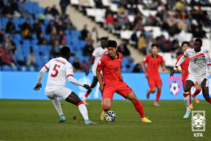 U20월드컵 한국팀 경기모습