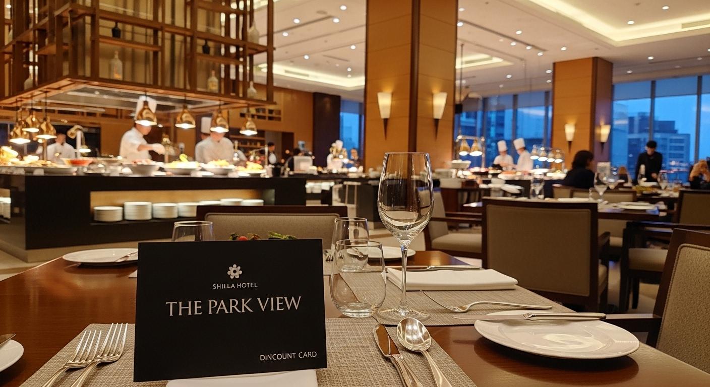 신라호텔 더파크뷰 할인카드