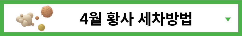 4월 황사철 세차방법