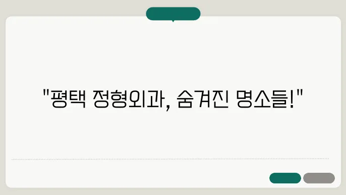 평택 정형외과 추천