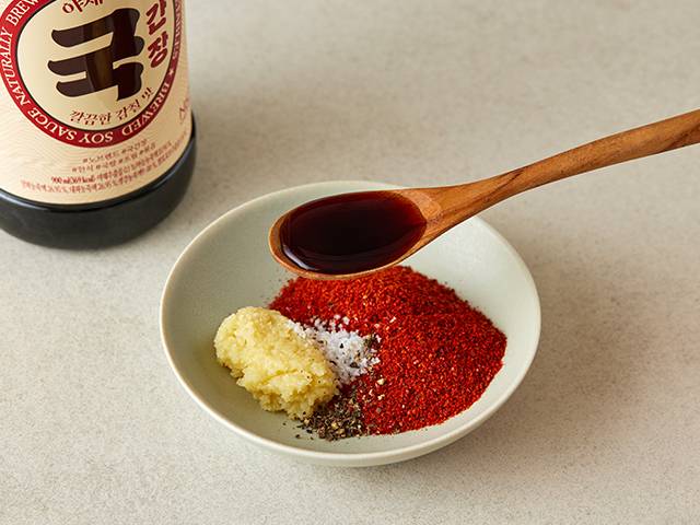 만두전골 레시피 피코크만두 양념장