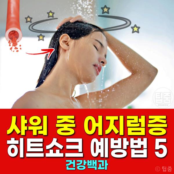 샤워 어지러움 히트쇼크 증상 예방