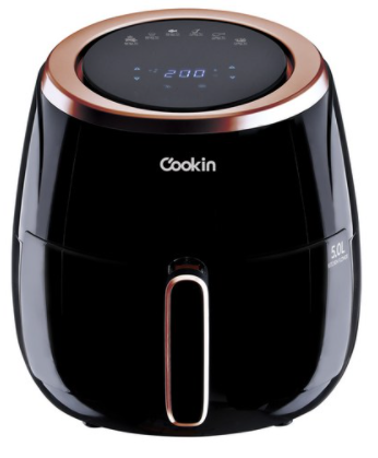 키친플라워 쿠킨 대용량 디지털 에어프라이어 5.0L, KEA-BY5100ECP