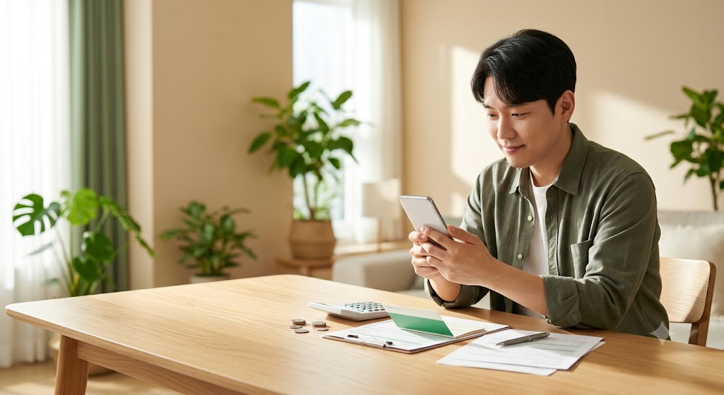근로장려금 신청을 확인하는 직장인