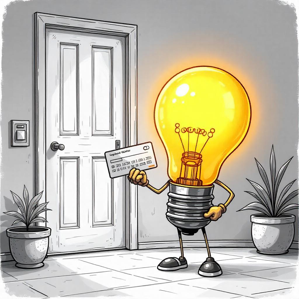 전기요금 납부에 대한 사진