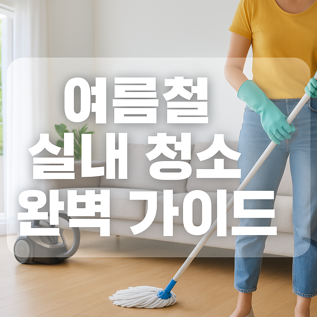 체크리스트부터 천연 세제 활용까지