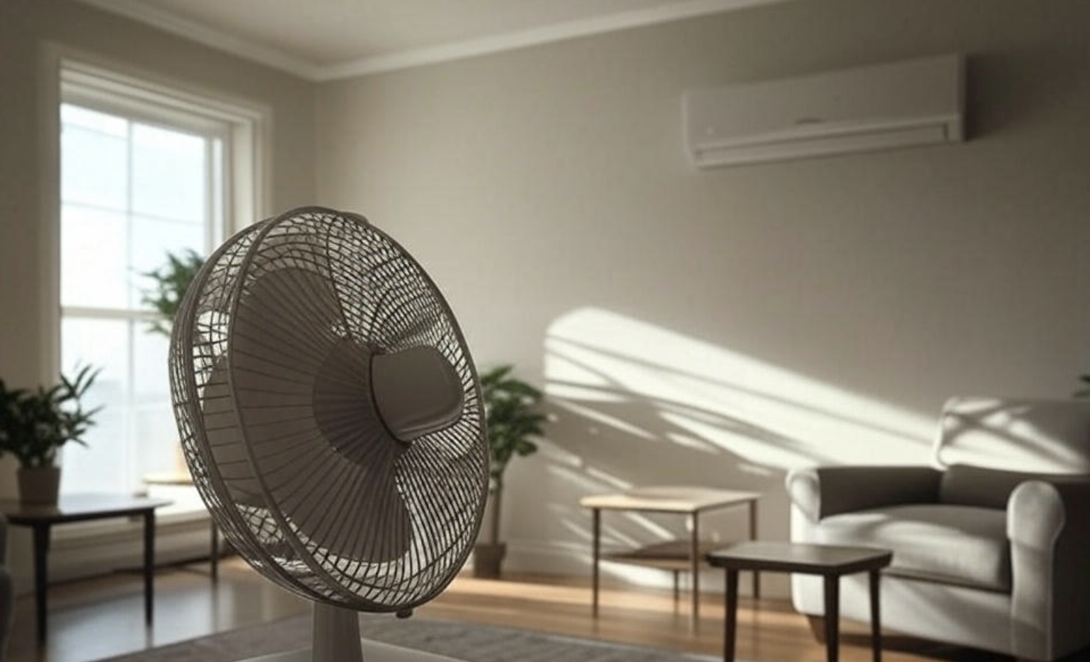 선풍기와 에어컨 함께 사용하기