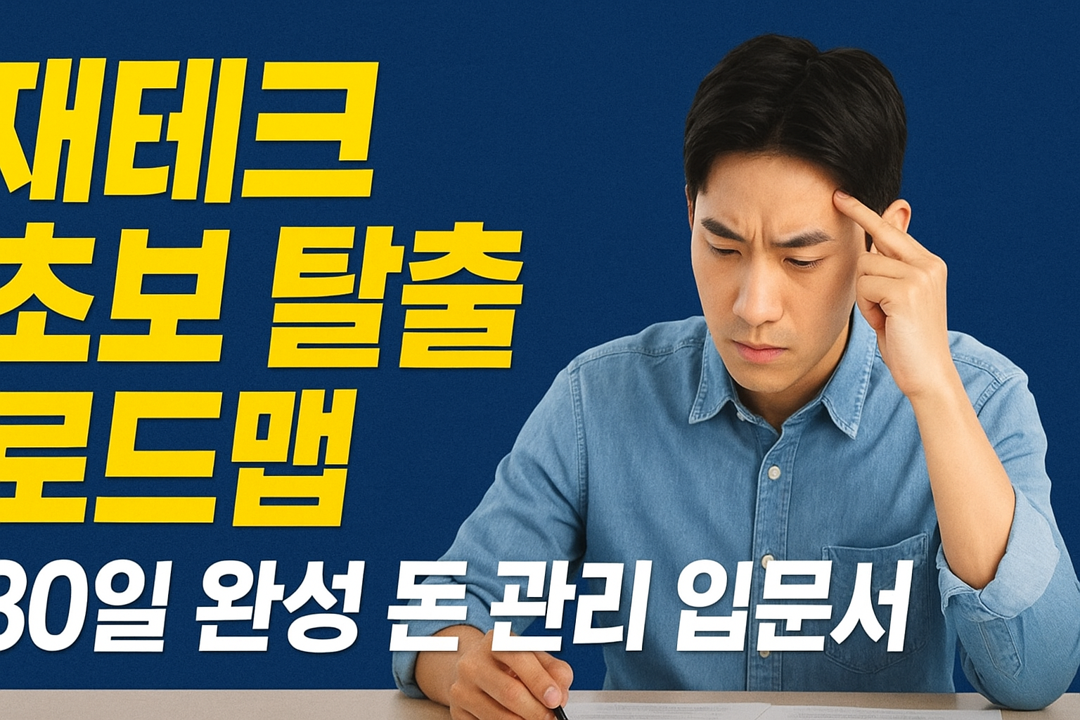 재테크 초보 탈출 로드맵 – 30일 완성 돈 관리 입문서