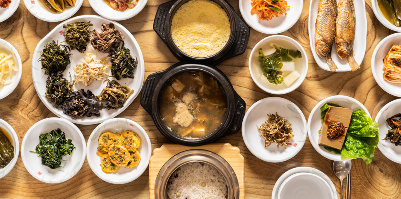 산채정식 음식사진