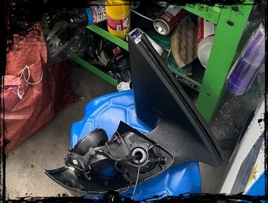 벤츠 GLE 사이드미러 내부 폴딩 모터기어박스