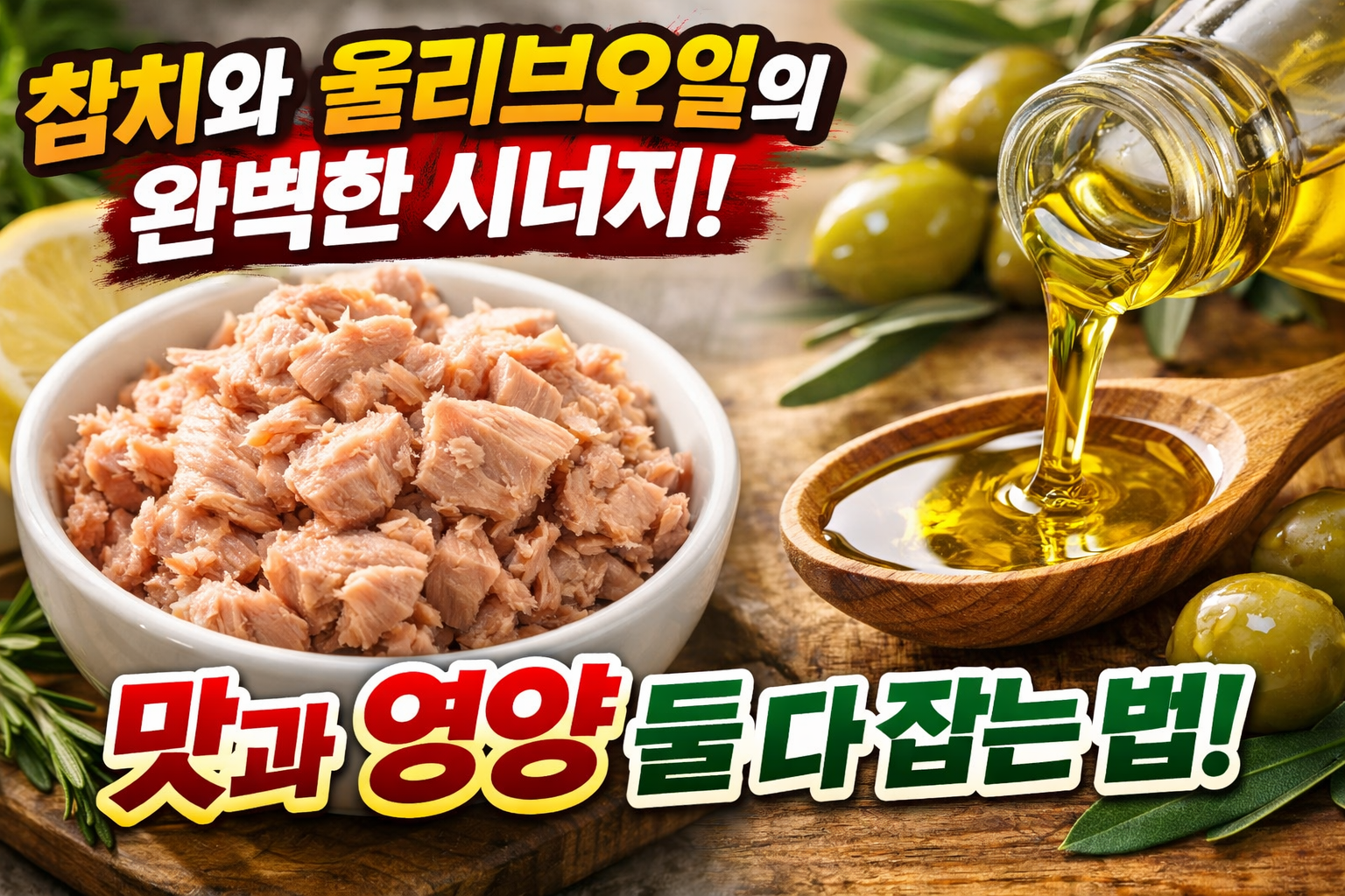 참치와 올리브오일