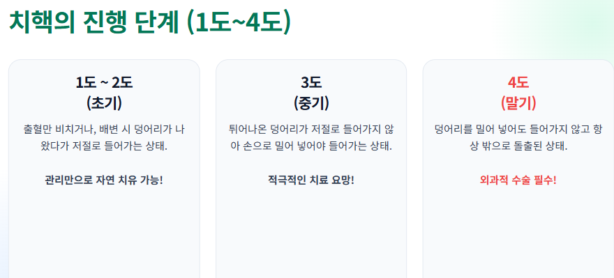 치질 증상