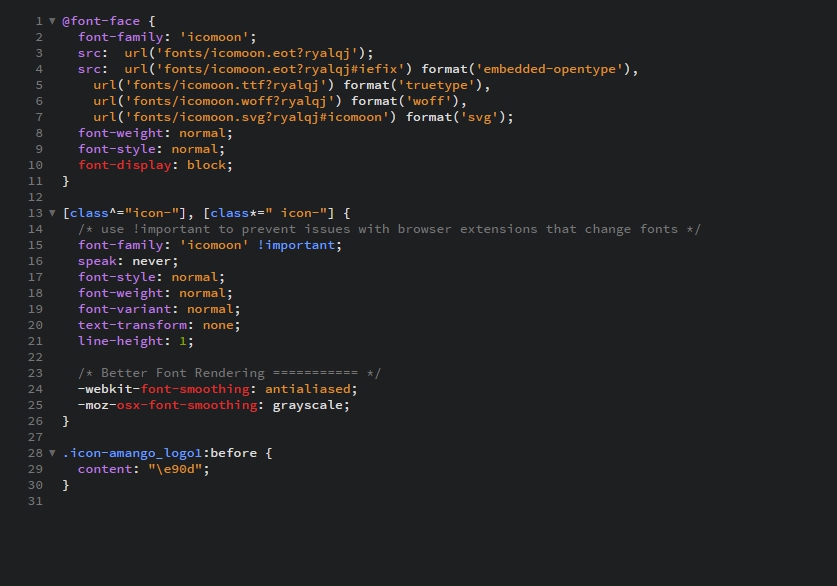 icomoon ์ฌ์ฉ๋ฒ