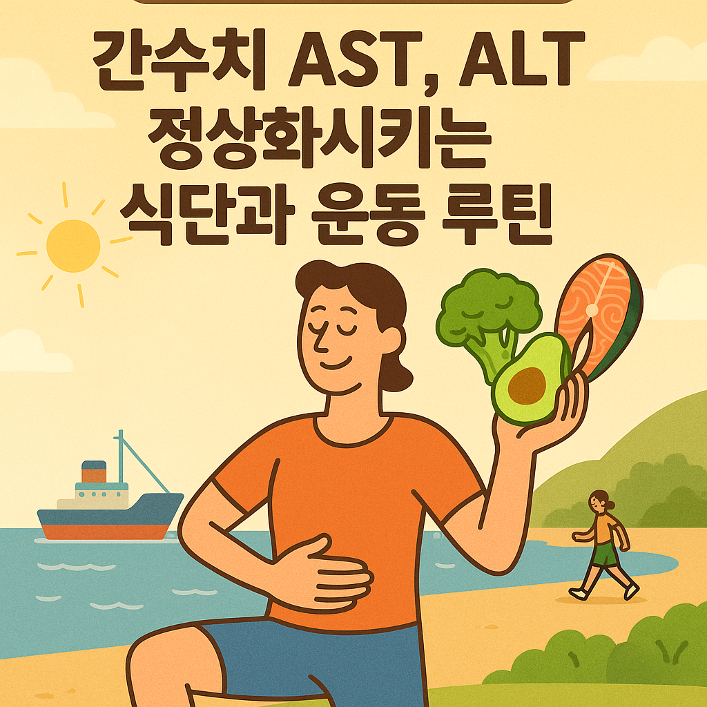 간수치-AST-ALT-간수치정상화-식단-운동루틴