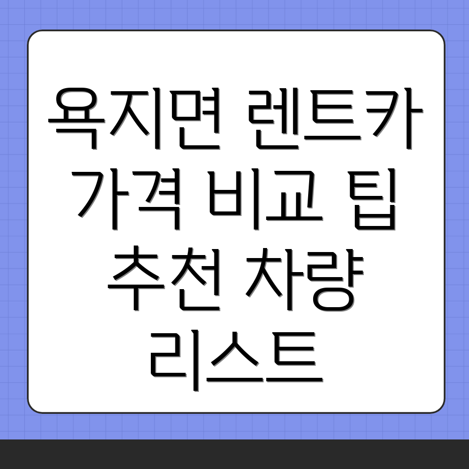 단기렌트카