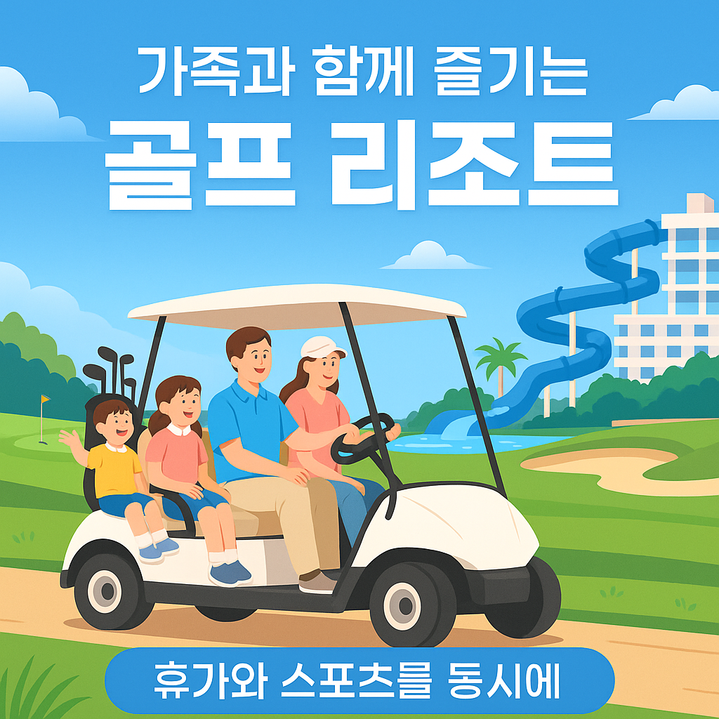 가족과 함께 즐기는 골프 리조트