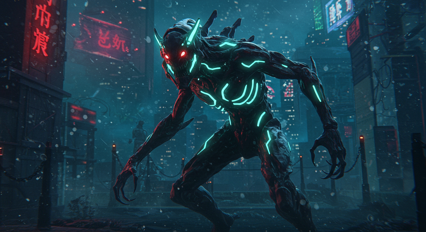 애니 실사 혼합 평행우주 괴수 관련 사진