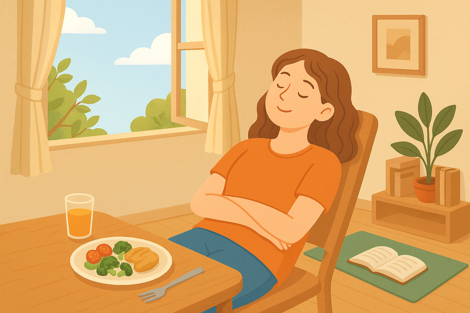 만성 피로를 해결하는 노력의 이미지