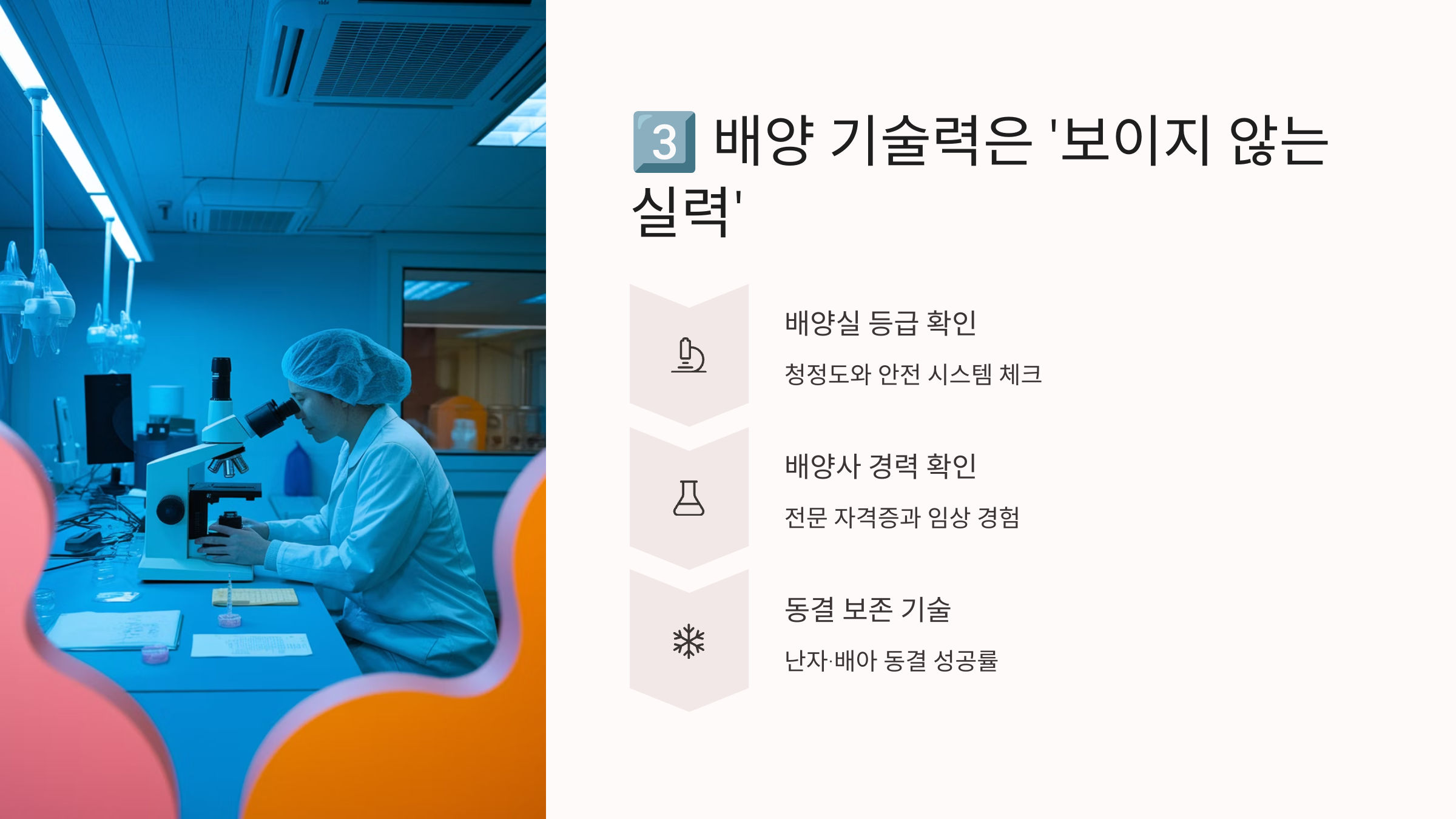 난임병원 선택 기준 &ndash; 배양 기술력도 체크