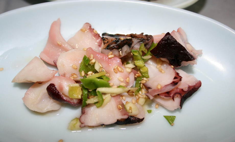 소라무침의 모습