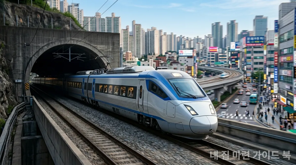 수도권 교통 혁명을 상징하는 고속 GTX 열차