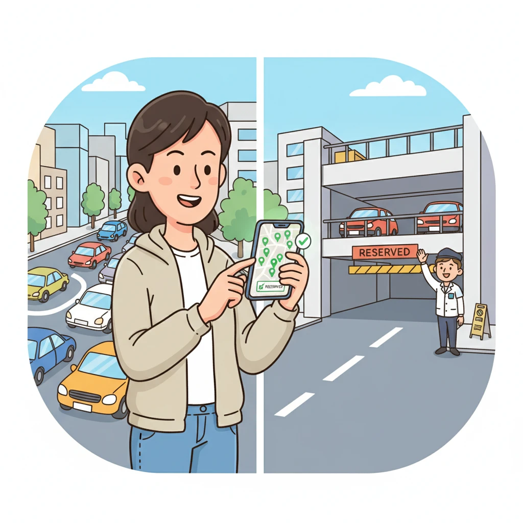 면목역 인근 민영 주차장 및 주차 앱..