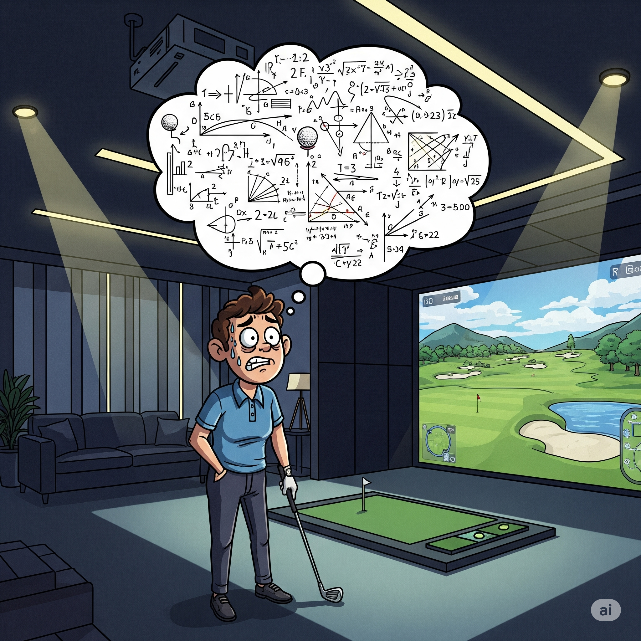 골프존 스크린골프 퍼팅 공식