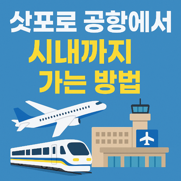 삿포로 공항에서 시내가는 법