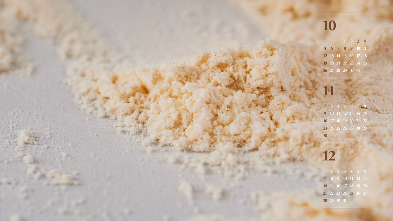 02 포슬포슬 밀가루 B - 2025년11월 노트북배경화면