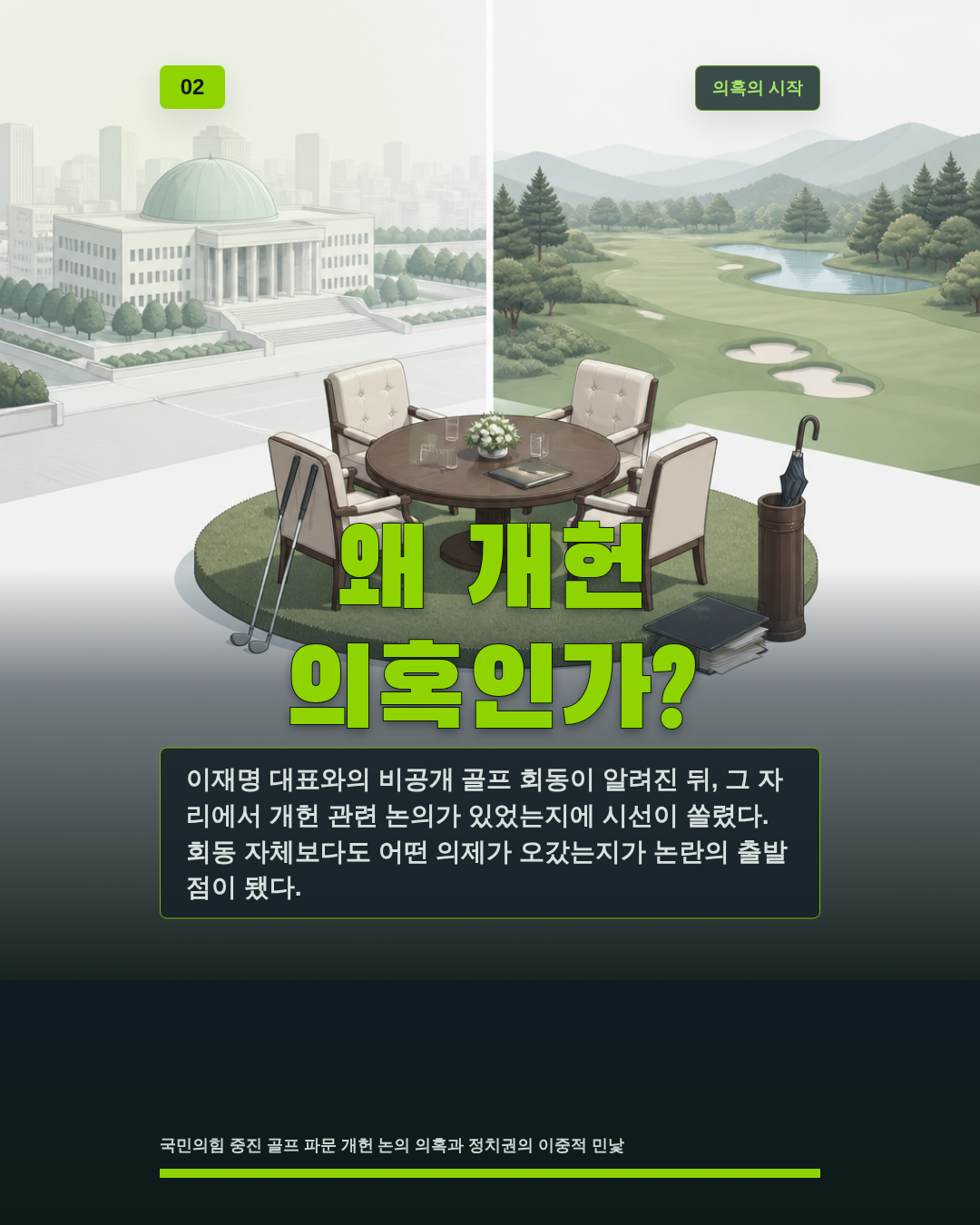 왜 개헌 의혹인가?