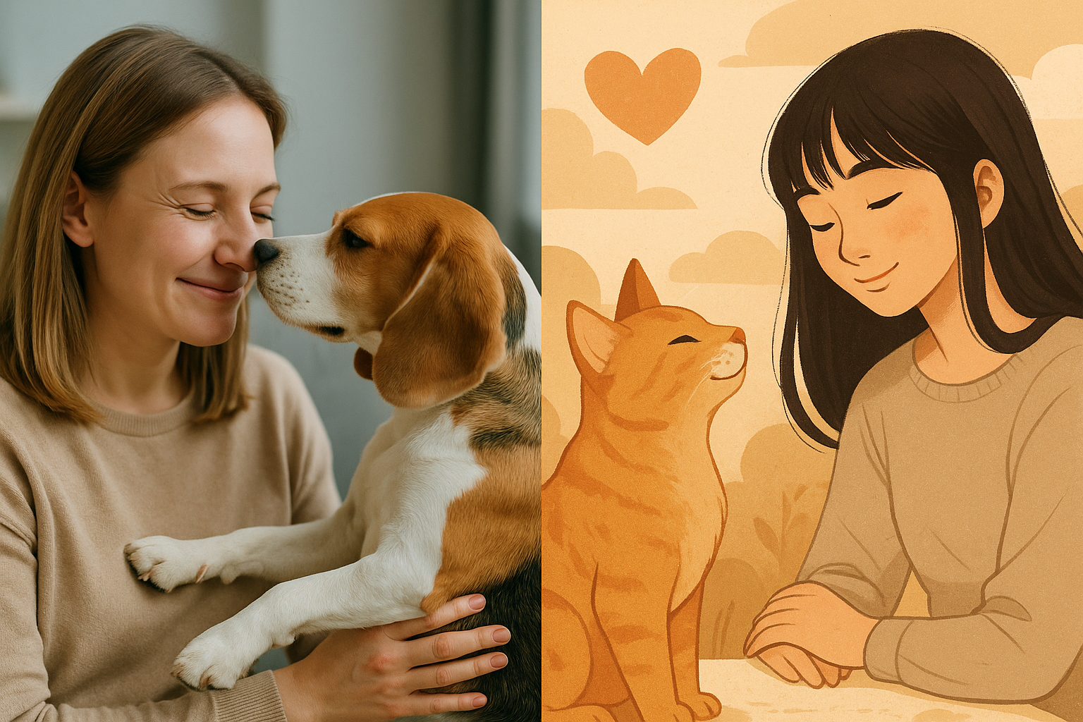 반려동물과 교감하는 꿈