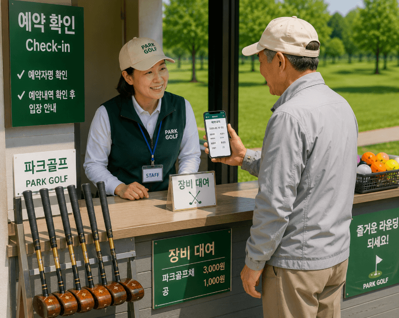 전북 죽산면 파크골프장 예약 방법과 이용요금 총정리