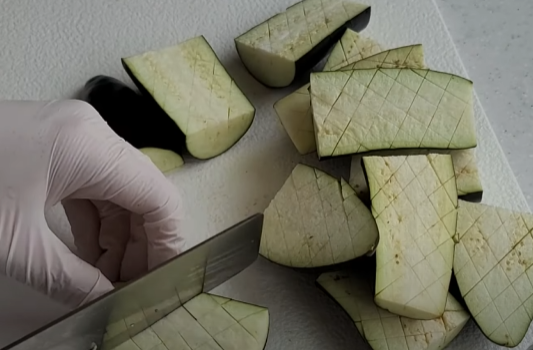 가지 애호박 구이