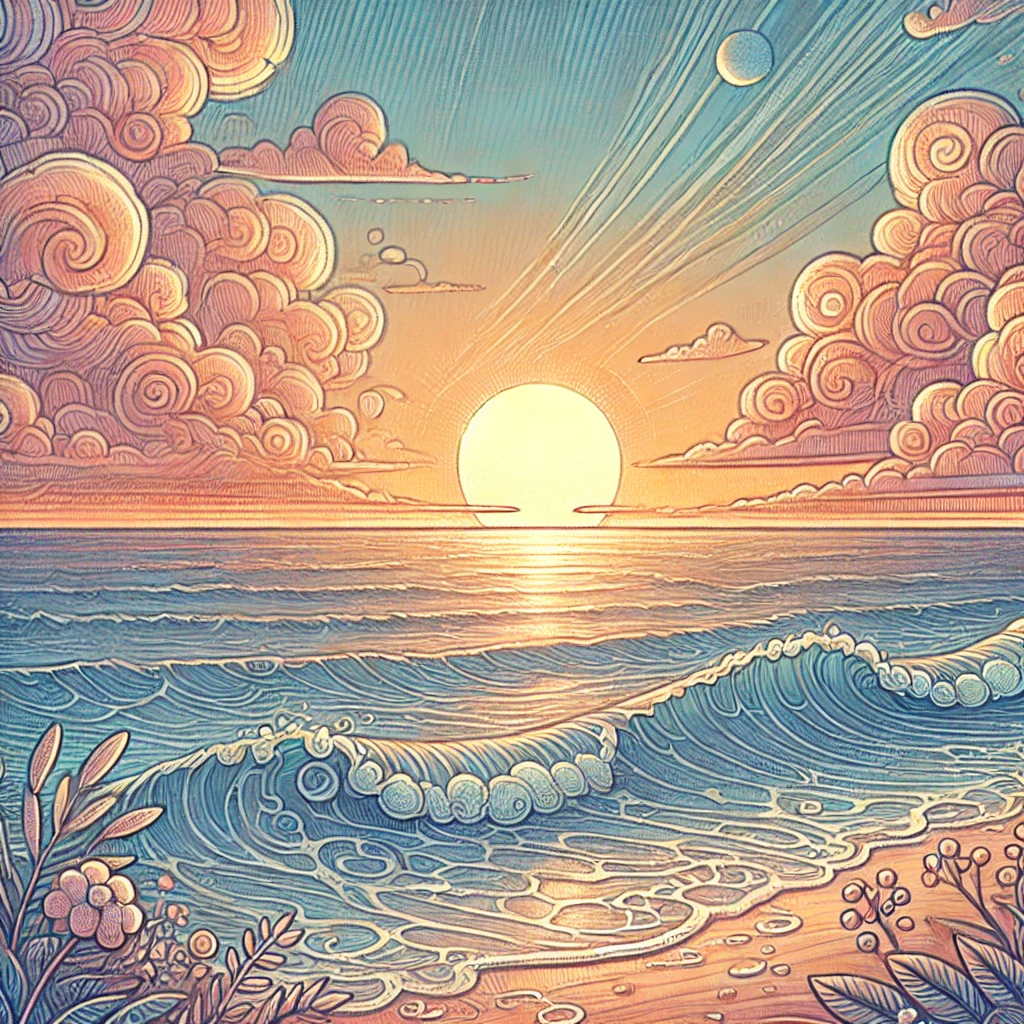 해질녘바다여행지