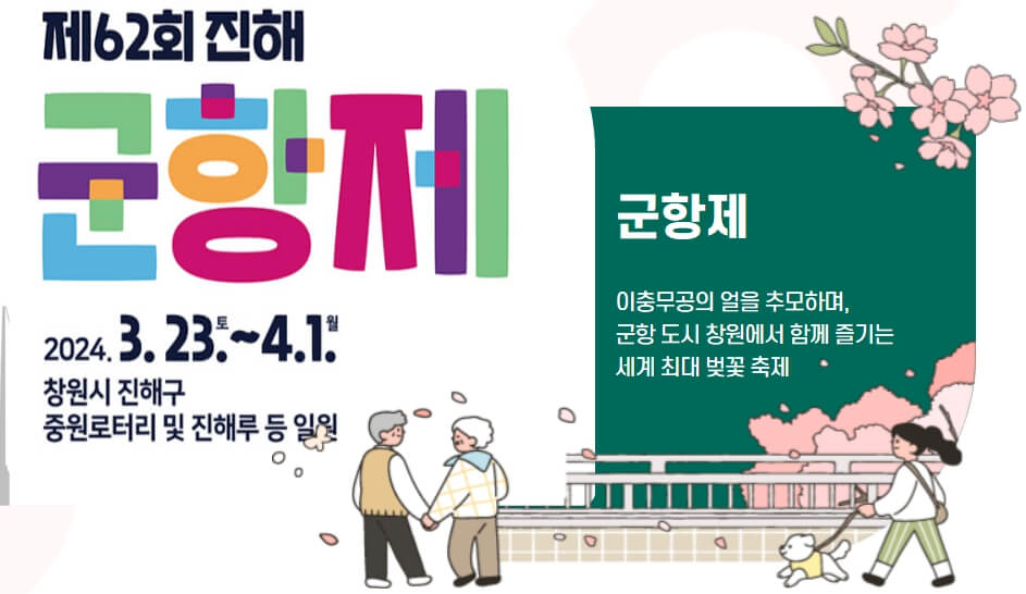 진해 군항제 포스터