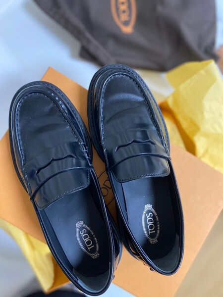 토즈 TOD&rsquo;S 플랫폼 청키 여자 로퍼 후기 [사이즈, 페니 바 로퍼]