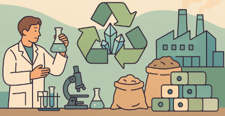 핵심광물 재자원화율을 위한 조성