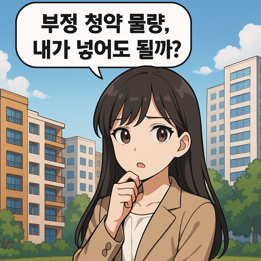 부정 청약 물량, 다시 나온다고? 실수요자가 알아야 할 핵심 정보