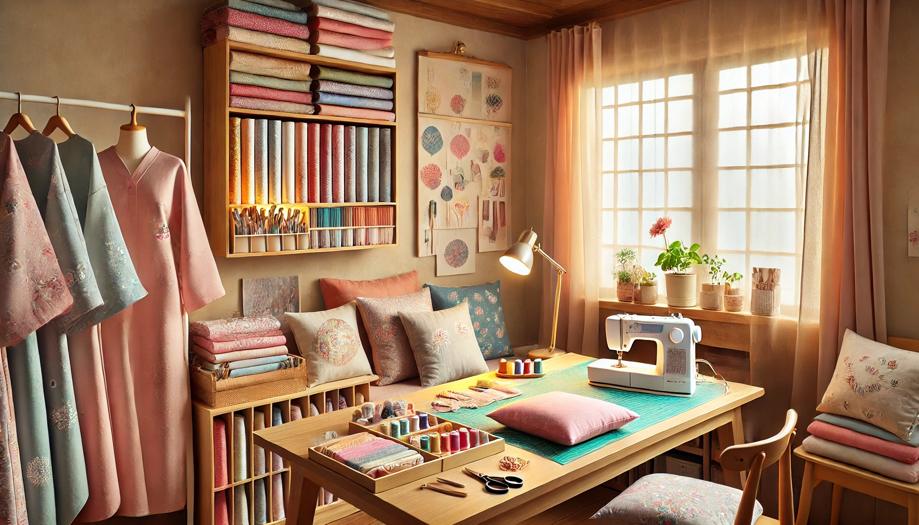 패브릭 DIY 프로젝트: 쿠션 커버부터 커튼까지 모든 것을 만들어 보세요.