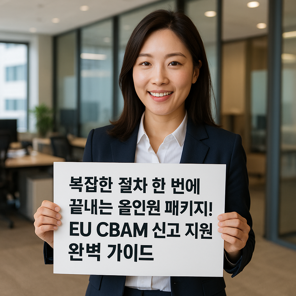 복잡한 절차 한 번에 끝내는 올인원 패키지! EU CBAM 신고 지원 완벽 가이드 관련 이미지
