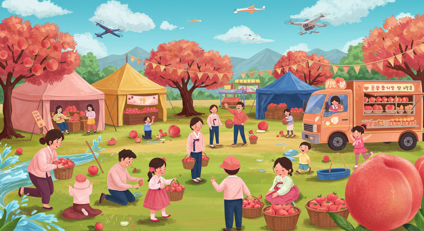 2025 세종 조치원 복숭아축제 일정 총정리! 가족 나들이 꿀팁까지
