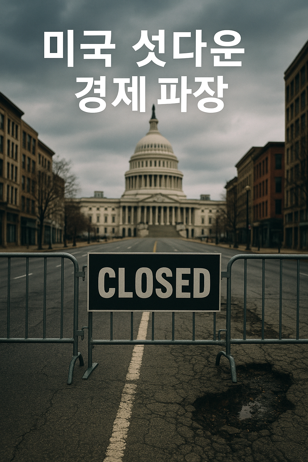 미국 셧다운 경제 파장 관련 이미지