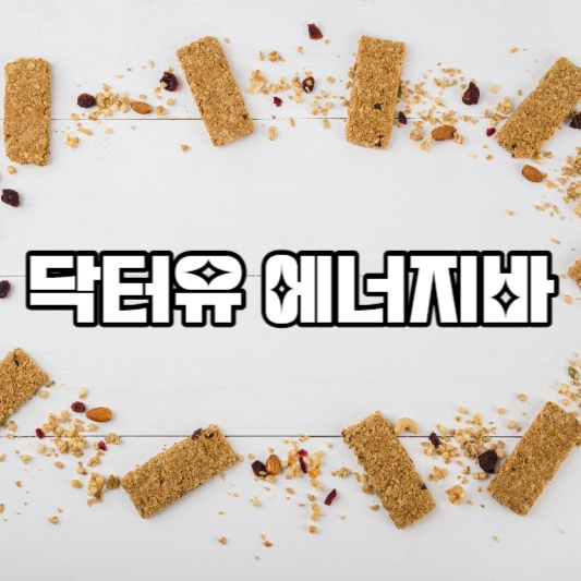 닥터유 에너지바 단백질바