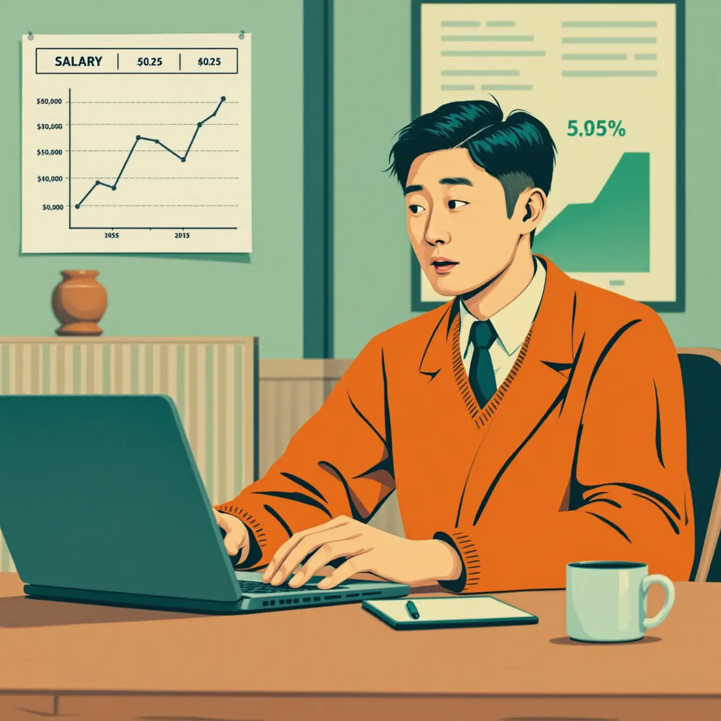 2025년 대한민국 일반직 우정직군 공무원 봉급표 우정 5급