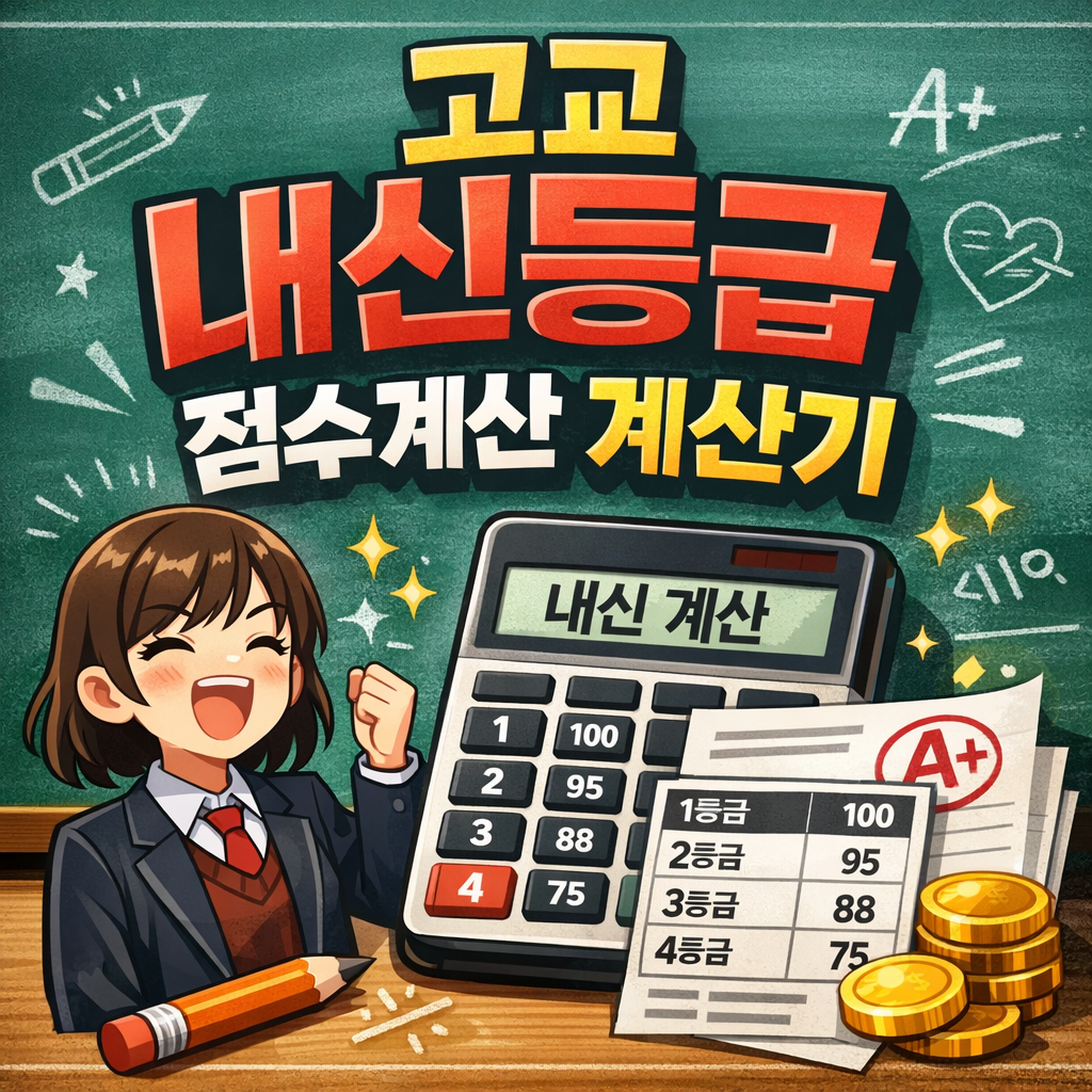고교내신등급 계산기