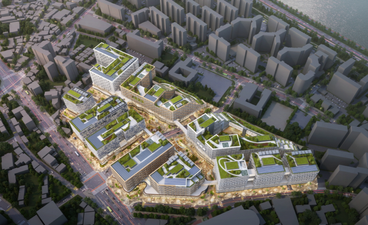 가양동 CJ공장부지 업무복합시설 조감도