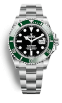 롤렉스-서브마리너-녹색-시계판-데이트-제품-사진