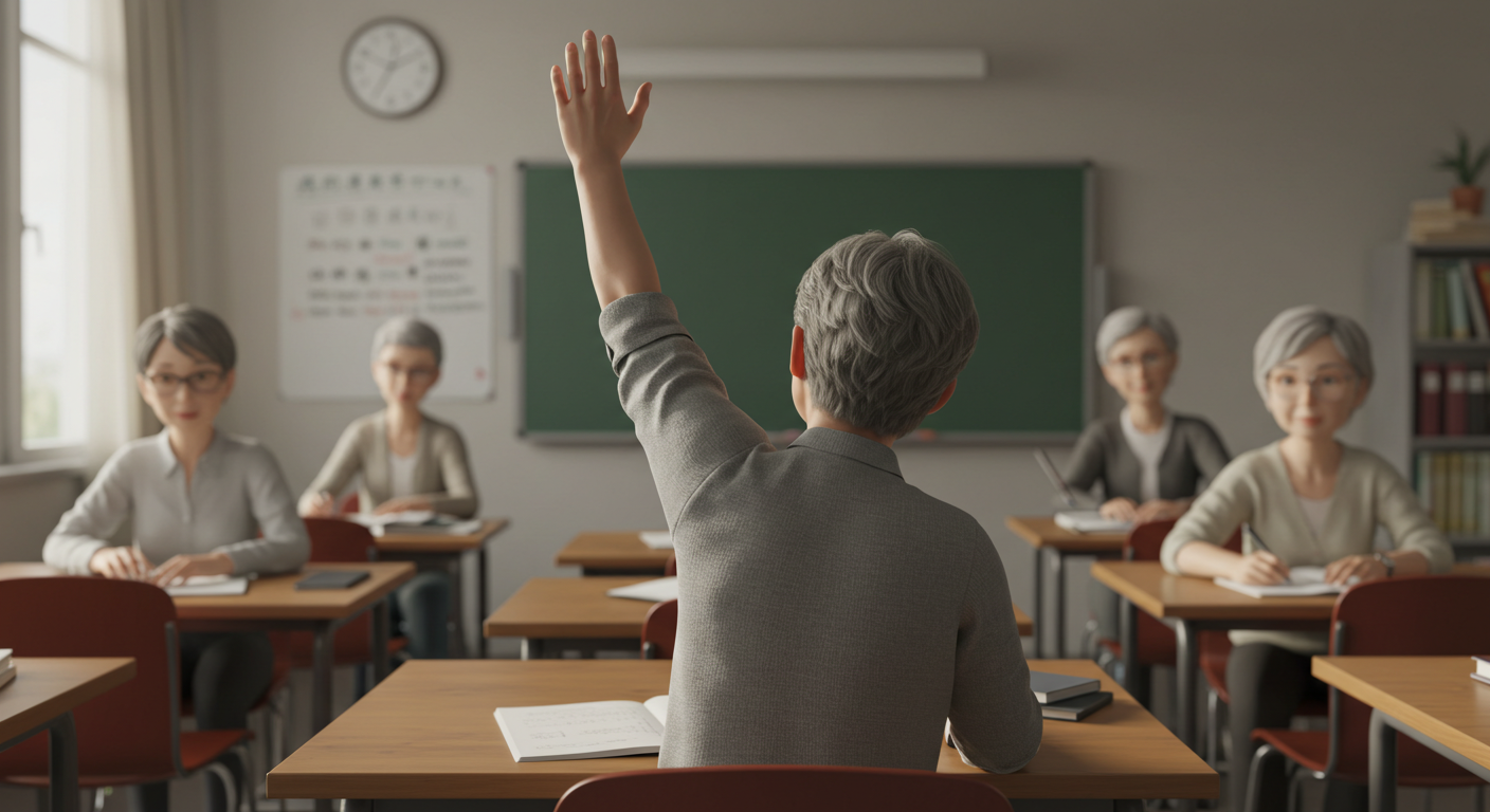 50대 이상 수강생 이미지