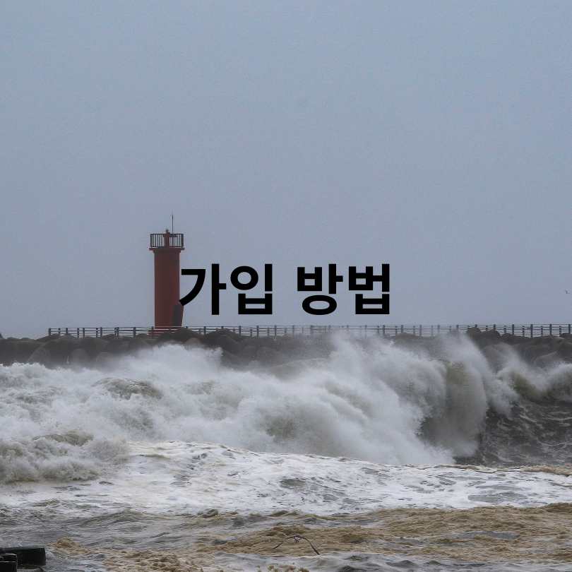 풍수해 지진재해보험 정부지원 신청방법