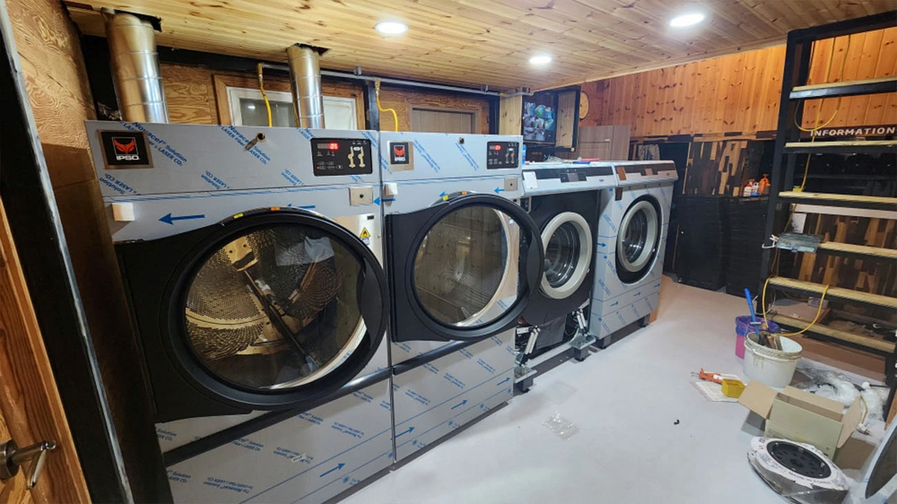 카라반 캠핑장 코인빨래방